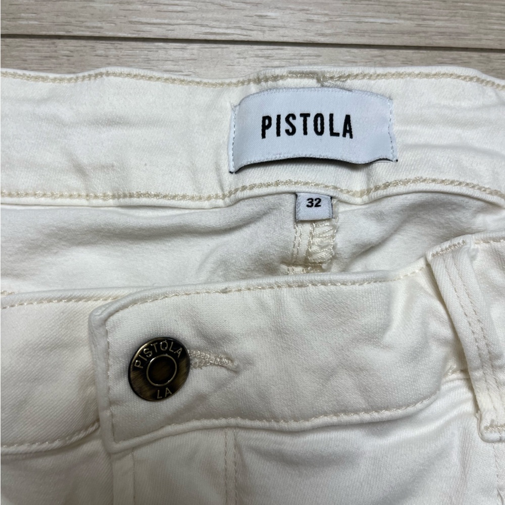 Cabi Women's Cropped Pants Beige Size 32 Cargo Style Side Zipper Pockets stretch - Picture 3 of 5